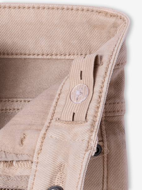 NARROW Hip, MorphologiK Slim Leg Coloured Trousers, for Boys beige+black+clay beige+emerald green+night blue+tomato red 