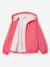 Sherpa-Lined Hooded Windcheater for Girls navy blue+rose 