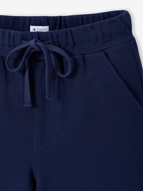 Cotton bermuda shorts for boys navy blue 