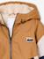 Sherpa-lined boy's windcheater pecan nut 