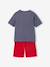 Pack of 2 long-sleeved boys' pyjamas anthracite 