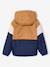Sherpa-lined boy's windcheater pecan nut 