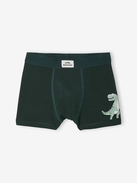 Pack of 5 dino boxers ink blue 