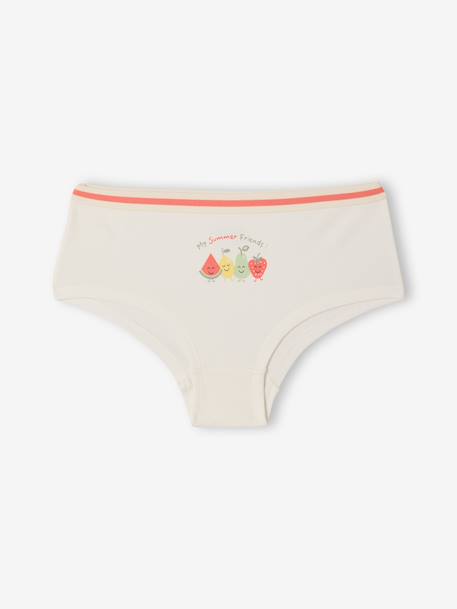 Pack of 5 fruit briefs ecru 