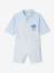 Baby UV Protection jumpsuit with built-in nappy sky blue 
