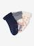 Pack of 3 pairs of 'hearts' socks for baby girls ecru+hazel 