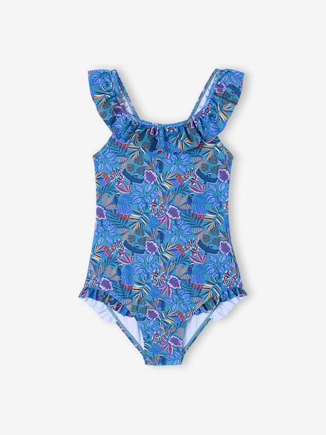Girl's one-piece swimsuit blue 