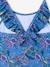 Girl's one-piece swimsuit blue 