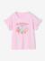 Pack of 2 girls' short-sleeved pyjamas rose 