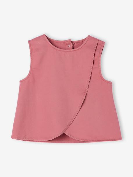 Set of bermuda shorts and crossover top old rose 