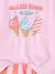 Pack of 2 girls' short-sleeved pyjamas rose 