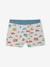 Pack of 5 boys' boxers with a circuit print ecru 