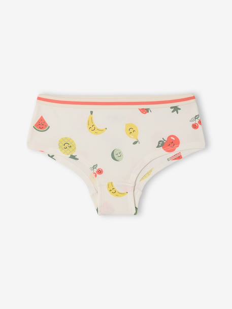 Pack of 5 fruit briefs ecru 