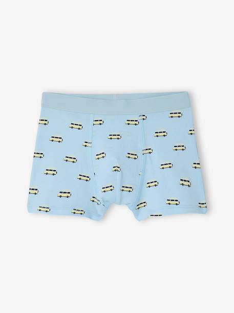 Pack of 5 Van boxers aqua green 