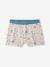 Pack of 5 boys' boxers with a circuit print ecru 
