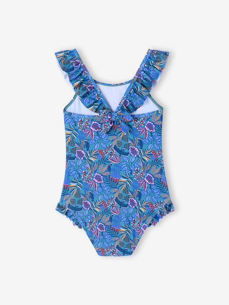 Girl's one-piece swimsuit blue 
