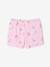 Pack of 2 girls' short-sleeved pyjamas rose 