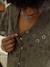 Broderie Anglaise Maternity and Nursing Blouse black+khaki 