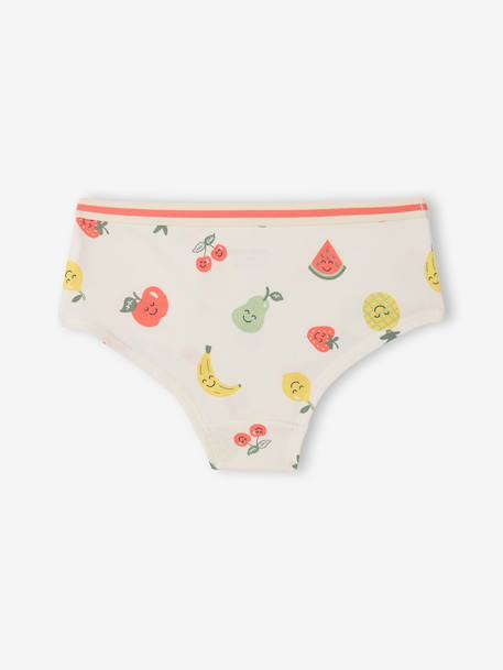 Pack of 5 fruit briefs ecru 