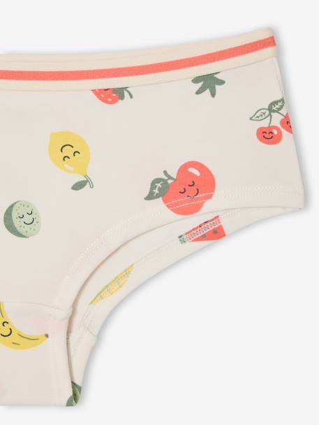 Pack of 5 fruit briefs ecru 