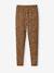 Printed long leggings brown 