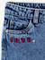 Girls' embroidered floral Mom jeans blue+light blue+medium blue 