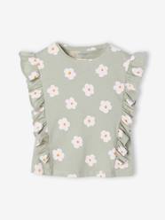 Girls-Girl's short-sleeved t-shirt with frills 
