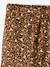 Printed long leggings brown 