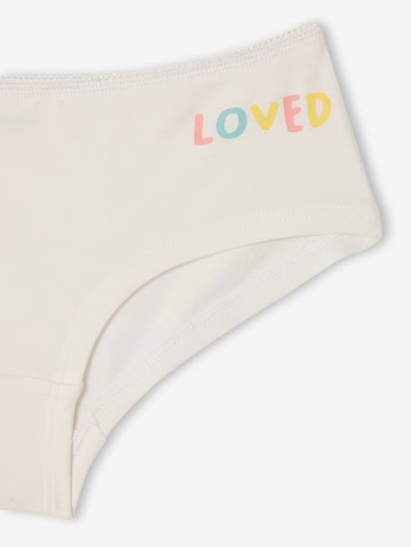 Pack of 7 basic shorties rose 