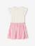 2-in-1-Effect Dress for Girls ecru+indigo+pale pink+striped pink 