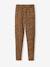 Printed long leggings brown 