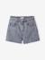 Children's denim cotton shorts denim grey+medium blue 