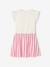 2-in-1-Effect Dress for Girls ecru+indigo+pale pink+striped pink 