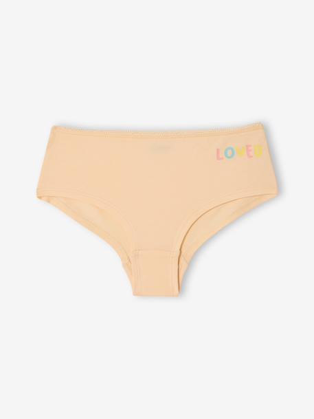 Pack of 7 basic shorties rose 