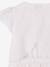 Girl's two-fabric skater dress white 