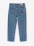 Girls' embroidered floral Mom jeans blue+light blue+medium blue 