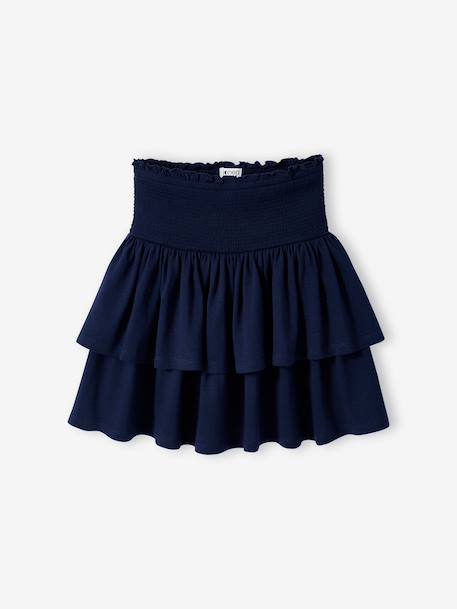Girl's jersey skort navy blue 