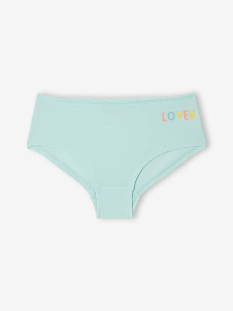 Pack of 7 basic shorties rose 