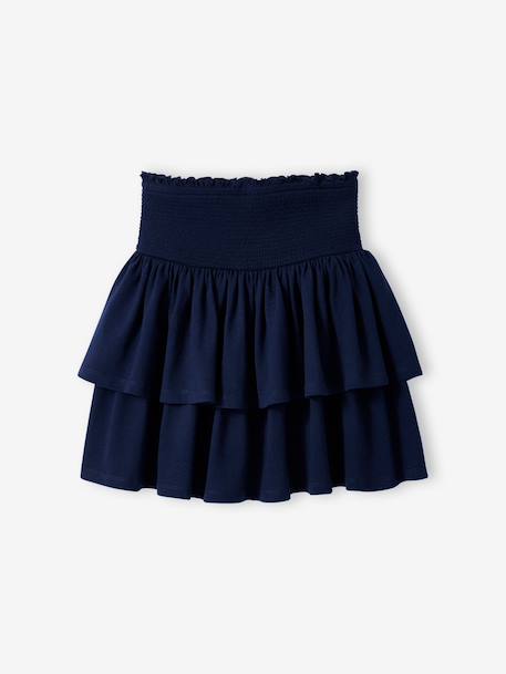 Girl's jersey skort navy blue 