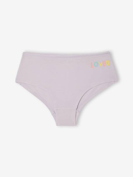 Pack of 7 basic shorties rose 