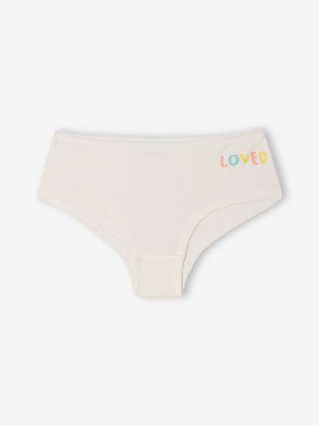 Pack of 7 basic shorties rose 
