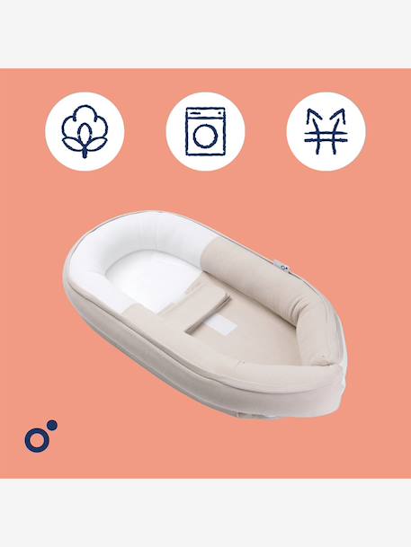 Doomoo Cocoon Progressive Baby Nest, by BABYMOOV grey+printed beige 
