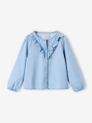 Girls-Girl's denim cotton shirt