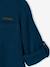 Cotton Gauze Shirt, Roll-Up Sleeves, for Boys aqua green+BLUE MEDIUM SOLID+ecru+green+petrol blue 