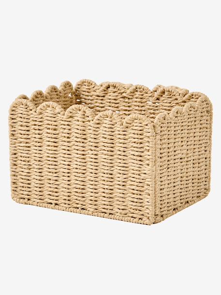 Storage basket for changing table FESTON beige 