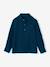 Cotton Gauze Shirt, Roll-Up Sleeves, for Boys aqua green+BLUE MEDIUM SOLID+ecru+green+petrol blue 