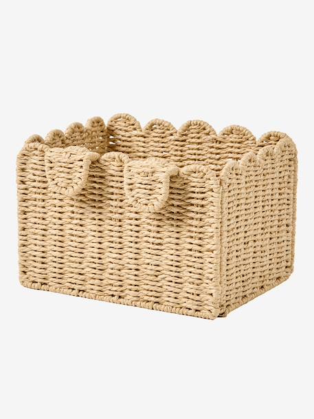 Storage basket for changing table FESTON beige 