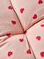 Hearts floor mattress rose 
