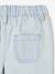 Wide-leg trousers for baby girls striped blue 
