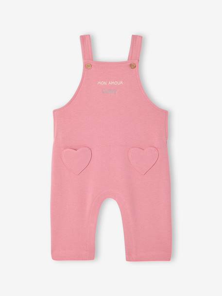Girl's dungaree set rose 